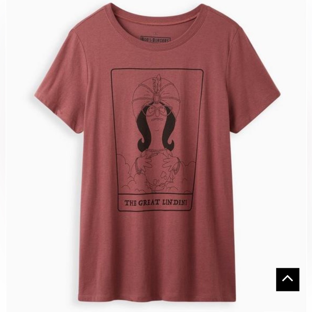 Torrid Classic Fit Crew Tee - Bob's Burgers Burgundy